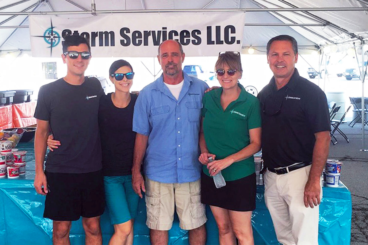 Team Members on site